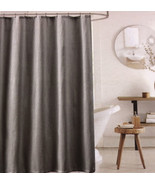 Martha Stewart microfibre waterproof shower curtain liner or curtain Gre... - £22.79 GBP