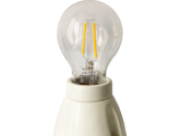 Porcelain Straight Lamp HolderLamp Type E27 White Diameter 2.9&quot; OLDE WORLDE - $45.01
