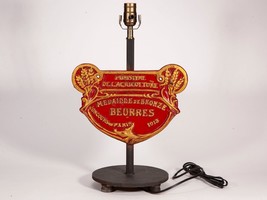Vintage French Street Sign Lamp - Professionally Wired Up-cycled Metal Plaque - £101.21 GBP