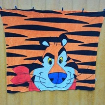 Frosted Flakes Kelloggs Blanket, Black/Orange, Tony The Tiger 60"x52" - $302.78 MXN
