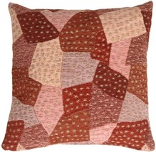 Patches of Stars in Purples Accent Pillow, with Polyfill Insert - £15.99 GBP