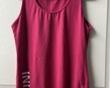 MINI Cooper Tank Top  Womens Large Red Sleevelless  Logo Stretch - £10.85 GBP