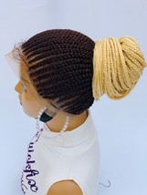 Updo Braided wig,Box Braids,Full Lace braid wig,Braid wig,Senegalese, Po... - $168.30