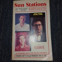 Sun Stations TV Listings Regional Guide May 1989 Thin Blue Line Erroll M... - $9.89