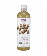 NOW Solutions CASTOR OIL  !00% Pure Versatile Skin Care 16 fl.oz. 09/202... - $10.00