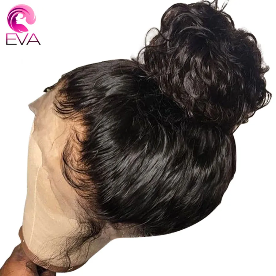 Eva Hair 360 Full Lace Wig Human Hair Pre Plucked Curly Lace Front Human Ha - £81.49 GBP+