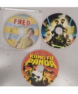 Family DVD Movie Triple Play: Kung Fu Panda, Fred, Star Wars Clone Wars - $6.93