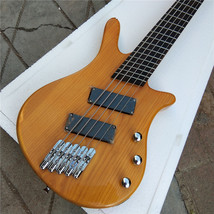 5 Strings Fan Fretted Electric Bass Guitar,Ash Body&amp;Rosewood Fingerboard... - £288.21 GBP