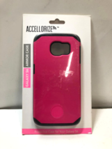 Accellorize Armor Cover Case for Samsung Galaxy S6 (Black/Pink) - £6.17 GBP