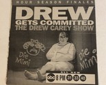 Drew Carey Show Tv Guide Print Ad Drew Gets Committed Tpa14 - $5.93