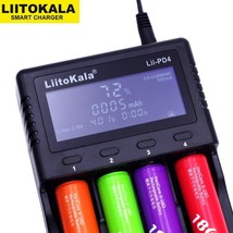 LCD Battery Charger 3.7V 18350 18500 21700 20700B 10440 26650 1.2V AA AAA NiMH - £14.81 GBP+