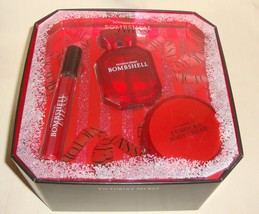 Victoria Secret Bombshell Intense Perfume Gift Set,Parfum, Parfum Roller &amp; Cream - £54.39 GBP