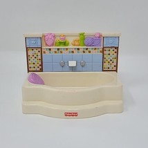 Fisher Price Loving Family Dollhouse 2008 Bath Tub Furniture - £7.88 GBP