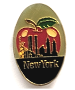 VTG New York City Big Apple Statue of Liberty Skyline Skyscrapers Souven... - $239.62 MXN