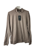 Fabletics Men’s XL Quarter Zip Pullover Tan Heather Long Sleeve NWT - €18,72 EUR