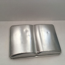 vintage 1977 wilton book shaped cake pan open book novelty birthday party supply - $19.75