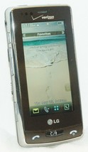Lg VX9600 Versa Verizon Cell Phone Chrome Bezel Touch Screen 2.0 Mp 3G Grade C - £8.44 GBP