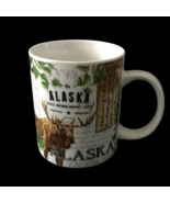 Alaska Ceramic Coffee Mug Birch Moose Theme Rugged Outdoors Cup ~ NIB - £33.47 GBP