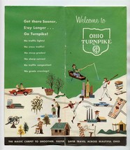 Welcome to Ohio Turnpike Map Mileage Tolls Services 1960&#39;s - $17.82