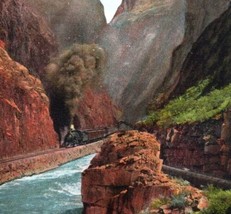 The Royal Gorge Grand Canyon Postcard Vintage Colorado Arkansas River  - $13.95