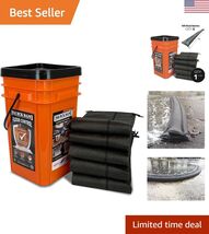 Grab &amp; Go Flood Kit includes 5- 10ft Flood Barriers in Bucket - $304.92