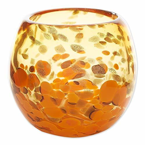 Orange Bowl Vase 4.5x4.5x4 - $34.24