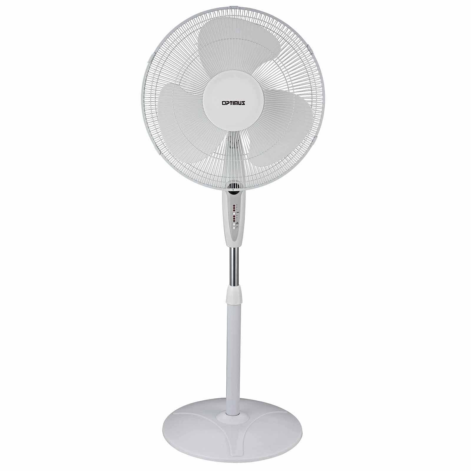 Optimus 16 in. Oscillating Stand Fan with Remote Control - $86.98