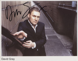 David Gray (Singer) SIGNED Photo + COA Lifetime Guarantee - $59.99