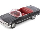 1963 Chevrolet Impala Convertible  1/24 Scale Diecast Model by Welly - B... - $32.66
