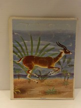 Playskool Golden Press Gazelle Vintage Puzzle 8&quot; x 9 7/8&quot; - $13.49