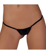 Black XL Sexy Thong Mini G-String Underwear Panties Micro Panty - Brand New - £3.13 GBP