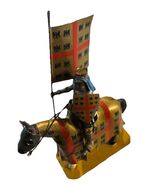 Vintage Painted Metal Figure  - Medieval Knight Constable Of France   - $45.99