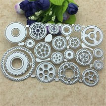 Gears Cogs Wheels Metal Cutting Dies Scrapbooking Album Card Craft Embossing - £9.08 GBP