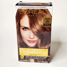 Loreal Superior Preference Paris Couture Hair Color #5CG Iced Golden Brown - $15.15