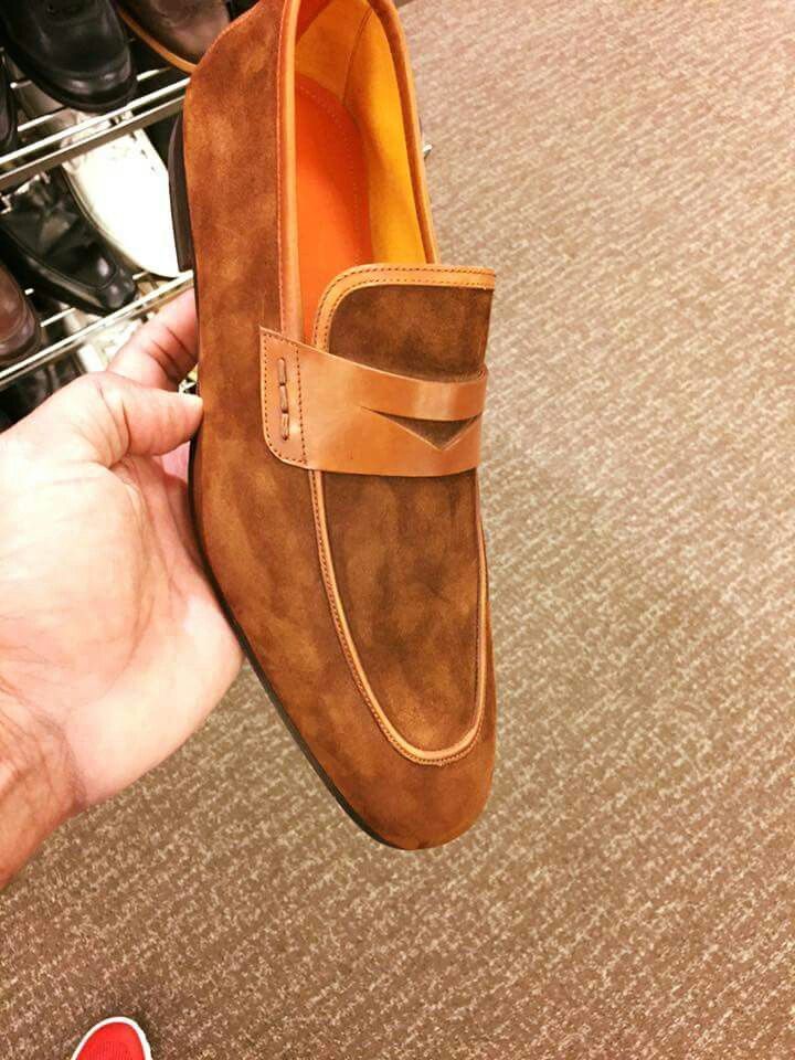 New Men Tan color suede moccasins shoes, Men dress shoes, Men suede leather shoe