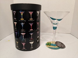 Lolita Martini Collection “Bikini” 10oz Hand Painted Martini Glass with Box - £14.70 GBP