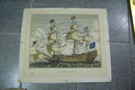 incisione serigrafia Admiral Das Schiff Boat - €19,08 EUR