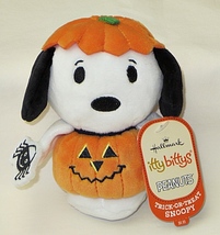 Hallmark Itty Bittys Halloween Peanuts Trick-or-Treat Snoopy Plush - £8.00 GBP