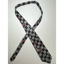 Disney Men’s Neck Tie Mickey Unlimited Donald Duck Checkered Paisley - £6.49 GBP