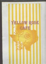 Yellow Rose Cafe Menu Lee Trevino Drive El Paso Texas 1990&#39;s - £17.40 GBP