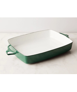 Vintage Dansk Kobenstyle Arugula Green Large Baker Ceramic Lined $165 - $72.00