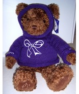 Gund Millenium 2000 &quot;Joy&quot; L/E Stuffed Plush Toy Bear w Purple Hoodie- RA... - £55.11 GBP