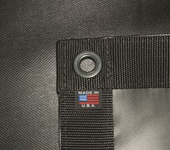 Tarp, Heavy Duty, Black, Waterproof, 18 Oz. Vinyl w/ Reinforced Edges 42... - $816.54 MXN