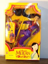 Disney&#39;s Mulan Secret Hero Mulan Doll Mattel 1997 #18896 NEW - £36.75 GBP