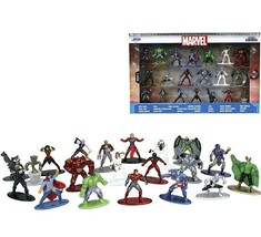 Jada Toys Marvel 20 Pack Die-Cast Collectible Figures Nano Metalfigs Wave 5 - £14.67 GBP