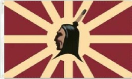 3X5 Indian Warrior Unity Flag Banner Grommets Native Pride 100D Flag - £16.23 GBP