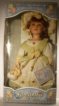 Samantha Medici Fine 16 inch Bisque Porcelain Doll  in Original Box - £14.74 GBP