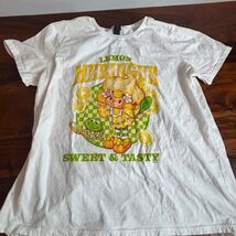 Strawberry Shortcake Lemon Meringue Sweet &amp; Tasty Graphic T-Shirt 2X White - $12.87