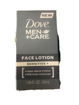 Dove Men + Care Face Lotion Sensitive 1.69 Fl Oz.  New HTF - £23.22 GBP