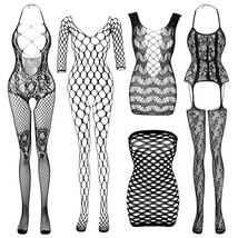 Fishnet Lingerie for Women Fishnet Bodysuit Lace Bodysuits Sexy Babydoll Nightwe - $39.58